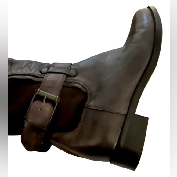 Brown Cole Hahn 7.5 Leather Nike Air High Suede Boots Women's Dark Designer - Picture 8 of 12